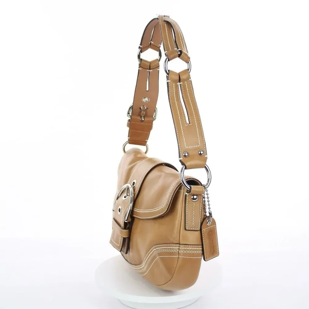 Coach Y2K Vintage Tan Soho Leather Shoulder Bag